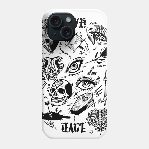 Hate Turns To Love Phone Case by Scottconnick