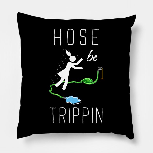 Hose Be Trippin Pillow by Toodles & Jay