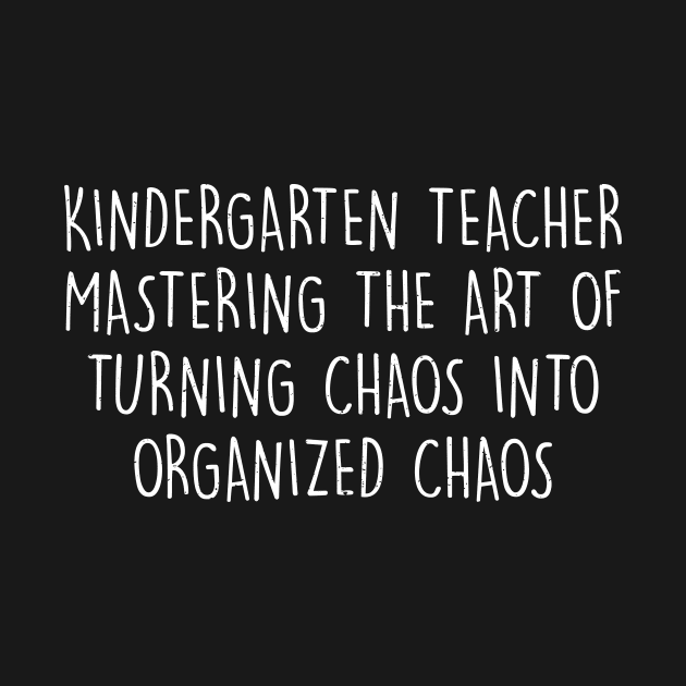 Kindergarten Teacher Mastering the art by trendynoize