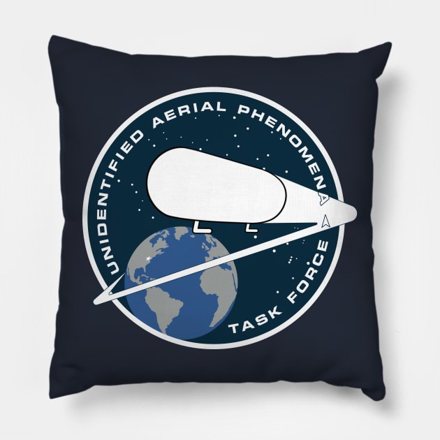 Unidentified Aerial Phenomena Task Force (UAPTF) Tic Tac - Space Force Colour Variant Pillow by 33oz Creative