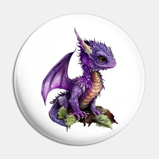 Purple dragon Pin