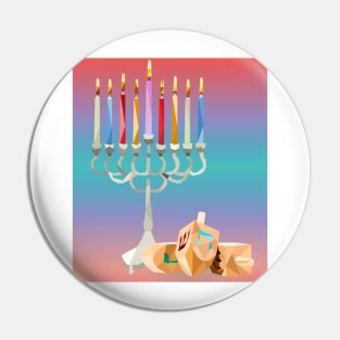 Menorah Pin