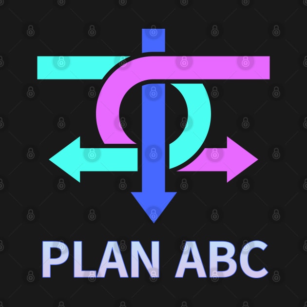 plan ABC,fluorescent color,arrow by zzzozzo