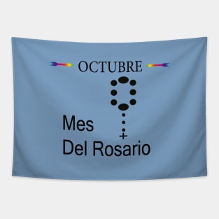 OCTUBRE MES DEL ROSARIO Tapestry