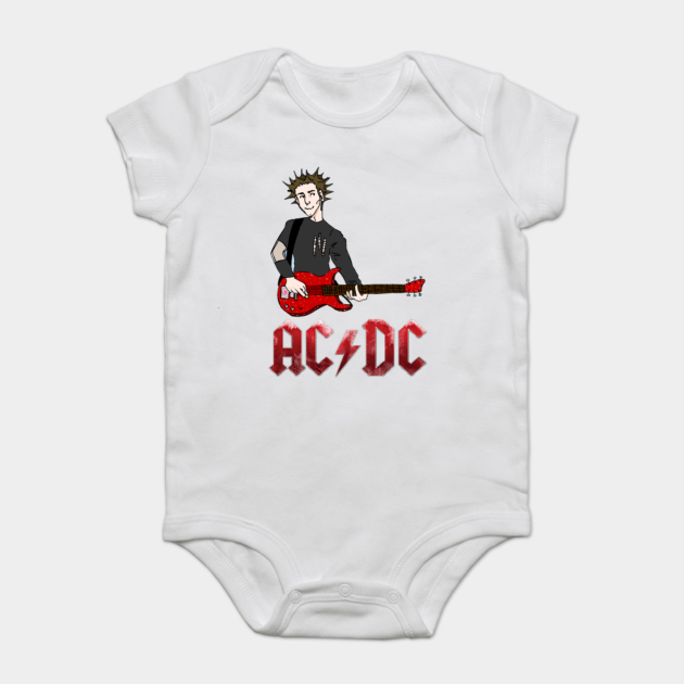 ac dc onesie