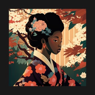 Black girl in Japan T-Shirt