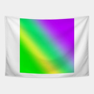 Green pink yellow abstract art design Tapestry