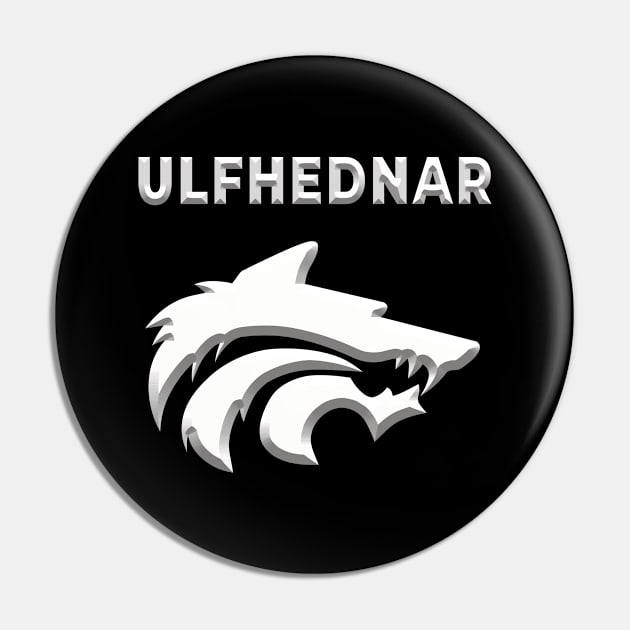 Ulfhednar (Winter Metal) Logo Pin by Ruiz Combat Grappling