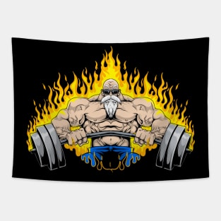 Old gym anime Tapestry