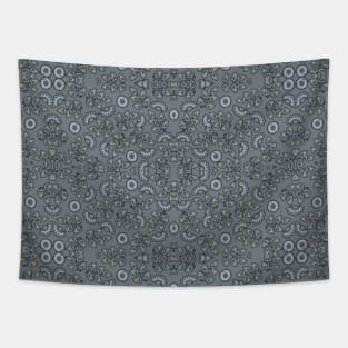 Retro pattern in gray Tapestry