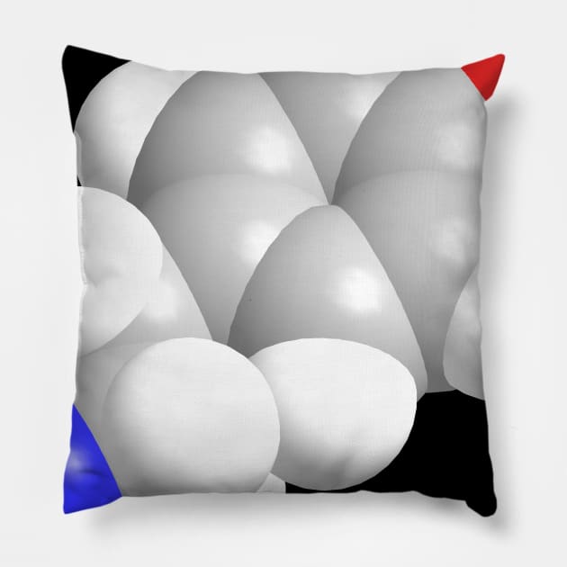 Dopamine Molecule Chemistry Pillow by ChemECool