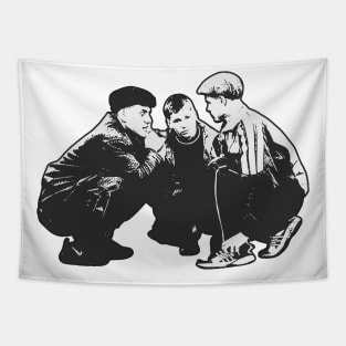 Gopnik Squatting Slavs Tapestry