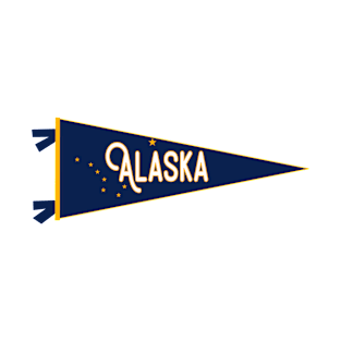 Alaska Flag Pennant T-Shirt