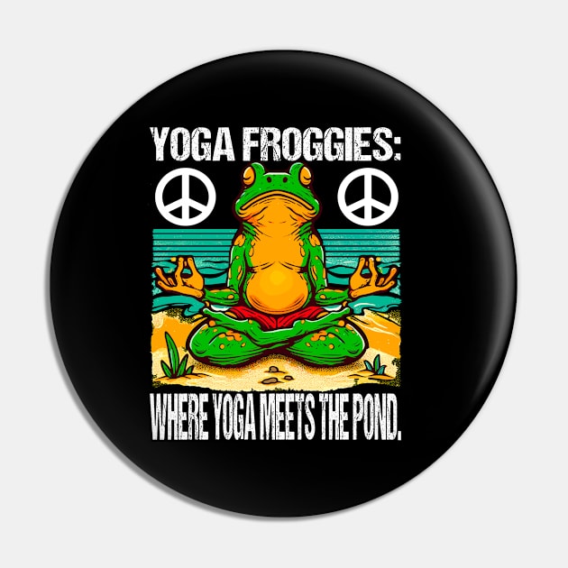 Frog Yoga Pin by Outrageous Flavors