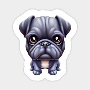 Barktastic Alapaha Blue Blood Bulldog Magnet