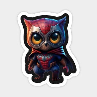 Spider Owl Magnet