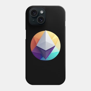 Ethereum to the moon Phone Case