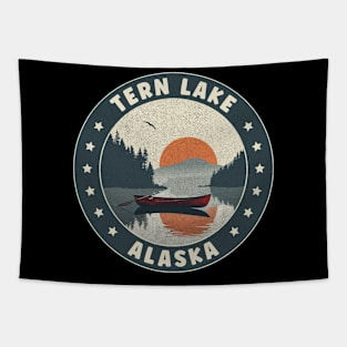 Tern Lake Alaska Sunset Tapestry