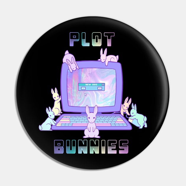 Plot Bunnies Pin by Shrineheart