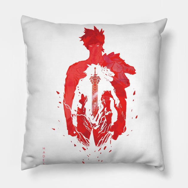 Wanting Freedom:Hades Zagreus Video game Pillow by Vertei