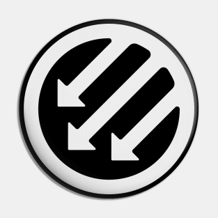 IRON FRONT B&W Pin