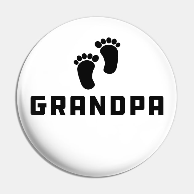 New Grandpa Pin by KC Happy Shop