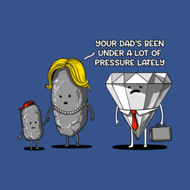 Funny Pun Your Dad Been Under Lot Of Pressure Lately Funnypics