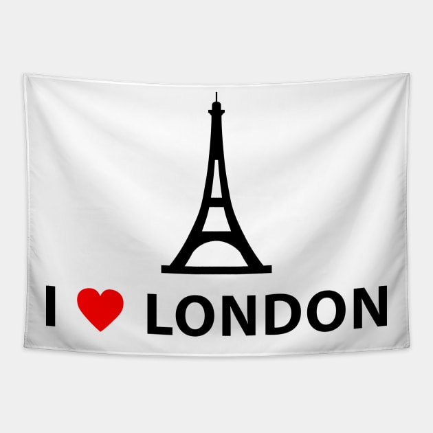 I love London Tapestry by JadeTees