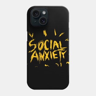 The Terror of Social Anxiety Phone Case