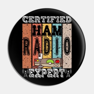 Amateur Radio Expert Ham Radio Operator Pin