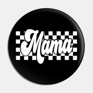 Checkered Mama Funny Mother Day 2 Pin