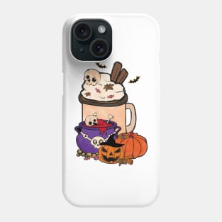 Spooky Ghost Coffee Phone Case