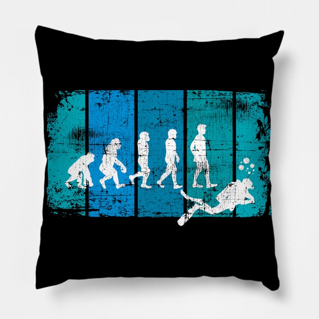 Diver Diving Pillow by Teeladen