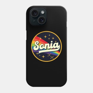 Sonia // Rainbow In Space Vintage Style Phone Case