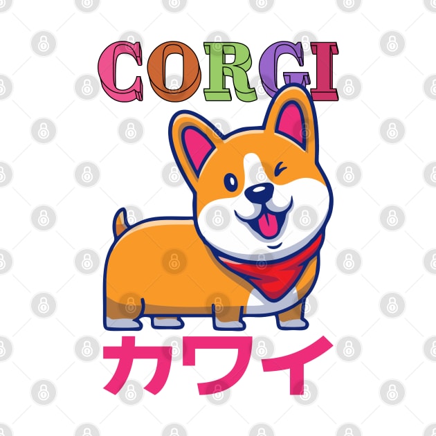 Kawaii Corgi by Kencur