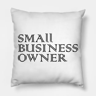 Small business owner Pillow