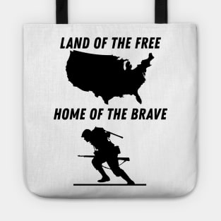 Land of the free, Home of the Brave Design Tote