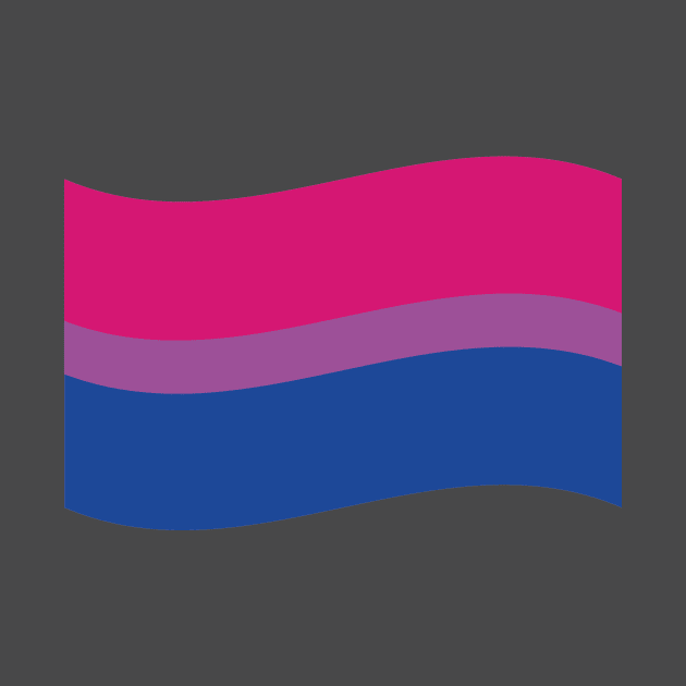 Bi pride flag by snowshade