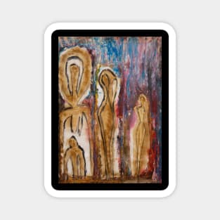 ABSTRACT PAINTING PRINT Magnet