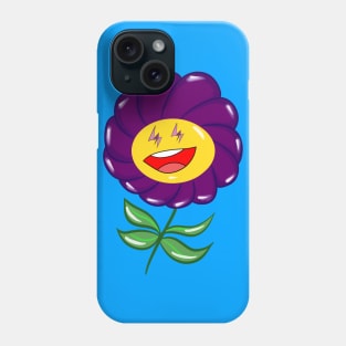 purple flower ecopop Phone Case