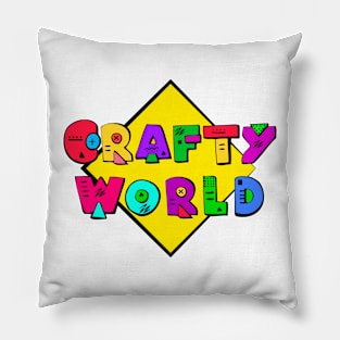 crfaty world Pillow