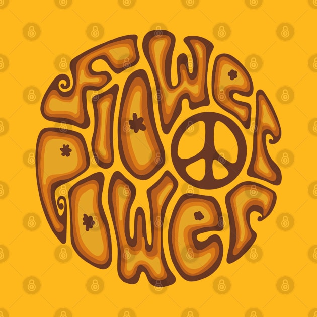 Flower Power Word Art by Slightly Unhinged