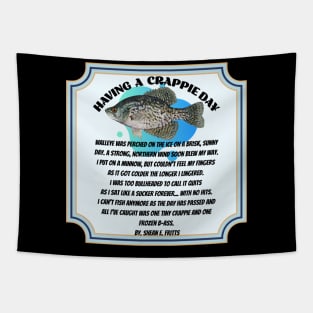 Having a Crappie Day Fritts Cartoons Tapestry