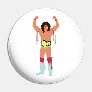 The Ultimate Warrior Pin