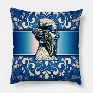 Assyrian King SARGON II Pillow