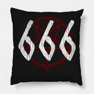 SATANISM AND THE OCCULT - 666 MARK OF THE BEAST Pillow