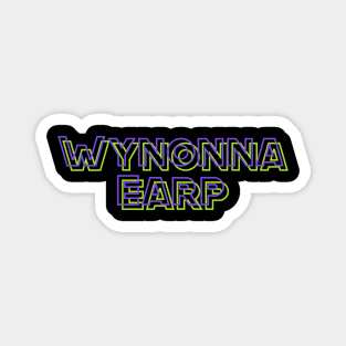 Neon Wynonna Earp Magnet