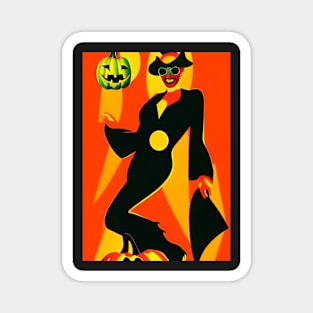 CARTOON SPOOKY HALLOWEEN PARTY Magnet