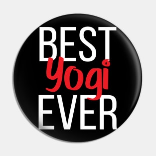 Best Yogi Ever Pin