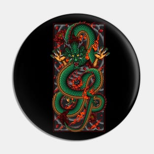 flying dragon chasing fireball Pin